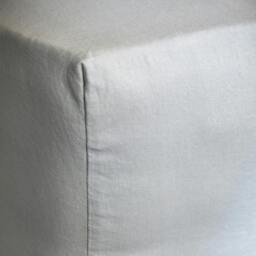 Rackhams Light Grey French Linen 40cm Deep Fitted Sheets - King - thumbnail 1