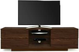 "Rackhams Avitus Premium Walnut with 4-Walnut Drawers and 3-Shelves 32""-65"" LED/OLED/LCD TV Cabinet" - thumbnail 2