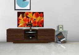 "Rackhams Avitus Premium Walnut with 4-Walnut Drawers and 3-Shelves 32""-65"" LED/OLED/LCD TV Cabinet" - thumbnail 6