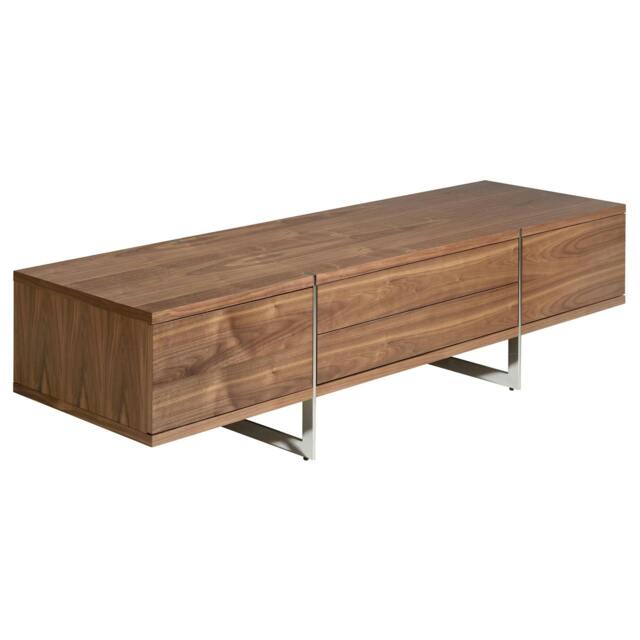 Rackhams TV Stand Walnut and Chromed Steel 3045 - image 1