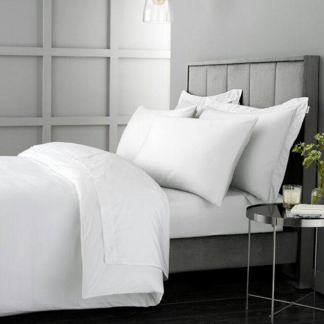 Rackhams 400 Thread Count Cotton Sateen Duvet Cover Set - King - image 1