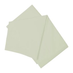 Rackhams Easycare Percale Flat Sheet - Green Apple - Green Apple - Single - 50% Cotton/50% Polyester - thumbnail 2