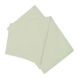 Rackhams Easycare Percale Flat Sheet - Green Apple - Green Apple - Single - 50% Cotton/50% Polyester - thumbnail 1