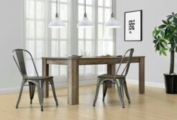 Rackhams Fusion Dining Chair in Metal in Gun metal - 2 pieces - Grey - thumbnail 5