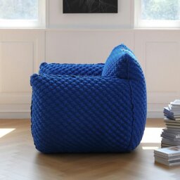 Rackhams Kaczmarek Accent Chair, Armchair, Blue - Others (Leathaire) - thumbnail 6