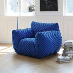 Rackhams Kaczmarek Accent Chair, Armchair, Blue - Others (Leathaire) - thumbnail 4