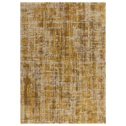 Rackhams Kuza Abstract Gold Rug - 120x170cm