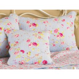 Rackhams Honeypotlane Pillow Sham - Blue - Singles - Blue - 100% Cotton - thumbnail 2