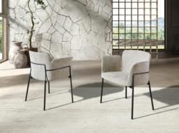 Rackhams Grey Fabric Chair 4170 - thumbnail 3