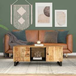 Rackhams Coffee Table 100x54x40 cm Solid Wood Mango&Engineered Wood