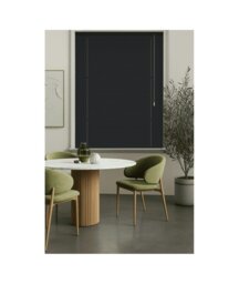 Rackhams Black PVC Venetian Blind 152cm Drop (25mm Slats) - 65cm - thumbnail 5