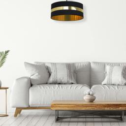 Rackhams Palmira Hand Made Designer Ceiling Lamp Black And Gold - thumbnail 5