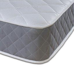 Rackhams Spring Coil Diamond Grey Essentials Mattress Foam Free Spring Coil - Grey - 1 - 2ft6 Shorty Small Single Mattress (75cm x 175cm) - thumbnail 3