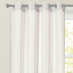 Rackhams Riva Eyelet Voile Panel - 150cm x 122cm - White - thumbnail 2