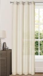 Rackhams Riva Eyelet Voile Panel - 150cm x 122cm - White - thumbnail 4