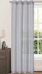 Rackhams Riva Eyelet Voile Panel - 150cm x 122cm - White - thumbnail 3