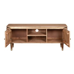 Rackhams Alaina Acacia Wood TV unit - 145 cm - 60 cm - Wood - thumbnail 4