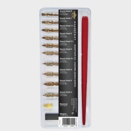 Rackhams Dip Pen Round Hand Nib & Pen Holder Set in Selection Box