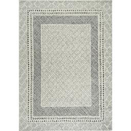 Rackhams Freud-Modern Ivory Black High Pile Rug - 160 x 213 cm - thumbnail 2