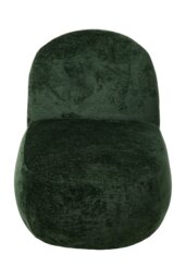 Rackhams Dark Green Modern Chenille Upholstered Lounge Chair - Dark Green - thumbnail 4