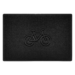 "Rackhams ""Cycle"" Grey Spaghetti Doormat - Black - 90cm x 60cm - Yes (Suitable for Indoors)" - thumbnail 1
