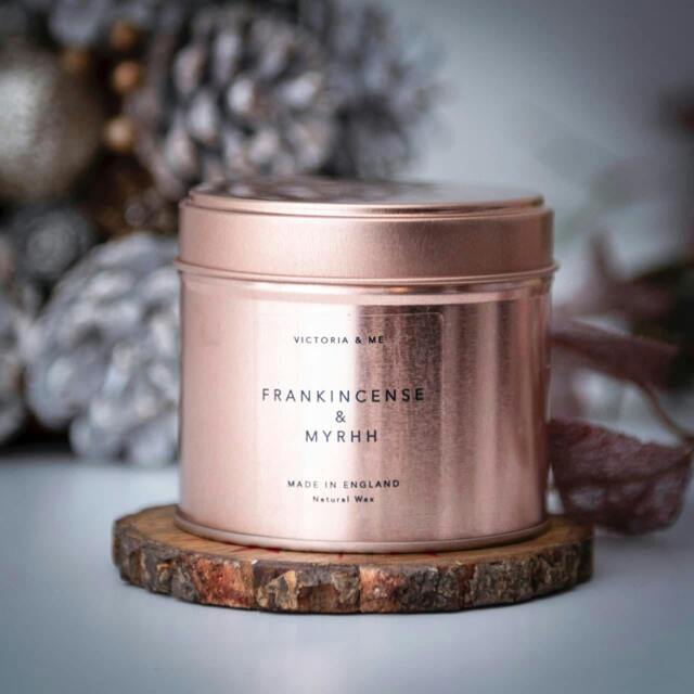 Rackhams Velvet Ember – Frankincense & Myrrh Candle - image 1