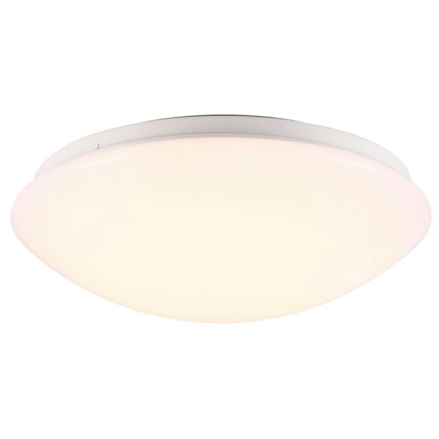 Rackhams Ask 28 - IP44 - Ceiling light - White - White - Metal - 1