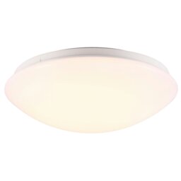 Rackhams Ask 28 - IP44 - Ceiling light - White - White - Metal - 1