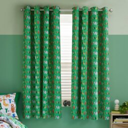Rackhams Animal Magic Fully Reversible Eyelet Curtains Natural - 66 x 72 Inch - Natural - thumbnail 2