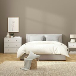 Rackhams May Chest of 3 Drawers in White - White - Matt - Melamine - thumbnail 6