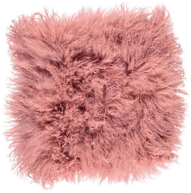 Rackhams Curly Cushion - 40x40 cm - Old Rose - image 1