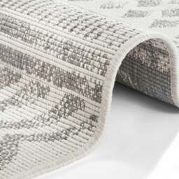 Rackhams Indoor-Outdoor Reversible Geometric Grey Rug - 160X230 cm - thumbnail 2
