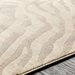Rackhams City-Animal Print Grey Beige Yellow Boho Zebra Pattern Rug - 80 x 220 cm - thumbnail 4