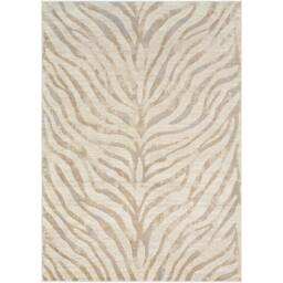 Rackhams City-Animal Print Grey Beige Yellow Boho Zebra Pattern Rug - 80 x 220 cm - thumbnail 3
