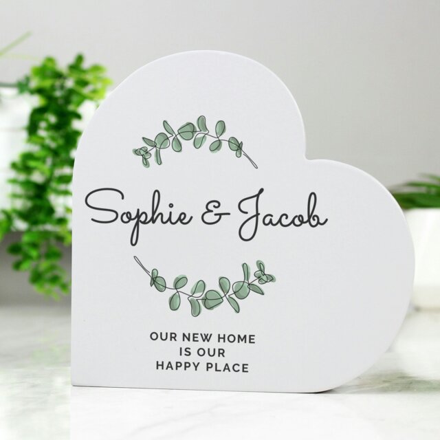 Rackhams Personalised Wedding Free Standing Heart Ornament - image 1