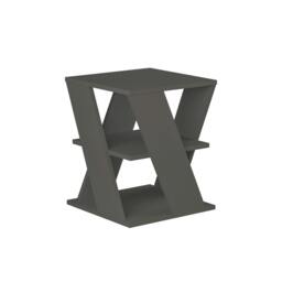 Rackhams Cyclo Modern Coffee Table Multipurpose 3-Tiered Side Table H 55cm - Anthracite - thumbnail 2
