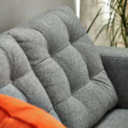 Rackhams Hackney Fabric 2 Seater Sofa - Sapphire Blue - thumbnail 5