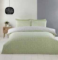 Rackhams Porthmeor Duvet Cover Set - Green - Double - thumbnail 5