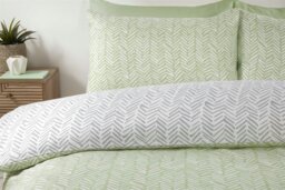 Rackhams Porthmeor Duvet Cover Set - Green - Double - thumbnail 4