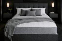 Rackhams Comfort Memory Foam Open Coil Sprung Mattress - 7 INCH - Small Double - thumbnail 1