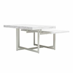 Rackhams Brielle Coffee Table White Faux Marble - White - thumbnail 5