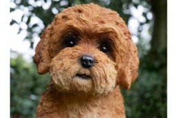 Rackhams Cockapoo Puppy Fence Hanger Garden Ornament - thumbnail 2