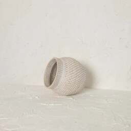 Rackhams Woven Rattan Flower Vase in white wash and natural - Natural - thumbnail 5