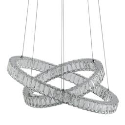 Rackhams Ausilia Polished Chrome and Crystal LED Pendant Ceiling Light - thumbnail 3