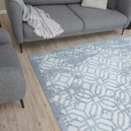 Rackhams Washable Rug Carina Blue - 6931B - 200X290 cm - thumbnail 6