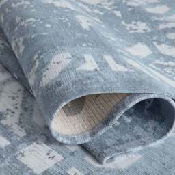 Rackhams Washable Rug Carina Blue - 6931B - 200X290 cm - thumbnail 3