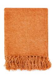 "Rackhams Darcy Tassel Burnt Orange Throw - 50x60""" - thumbnail 1