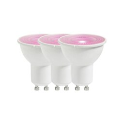 Rackhams Smart GU10 - 3-pack - PAR16 Colour - 2200-6500 Kelvin - 380 Lumen - Light Bulb - Clear - Clear - Plastic - 1 - thumbnail 2