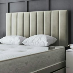 Rackhams Amelia Divan Bed with Upholstered Headboard - Four Drawers - Beige - Double - thumbnail 3