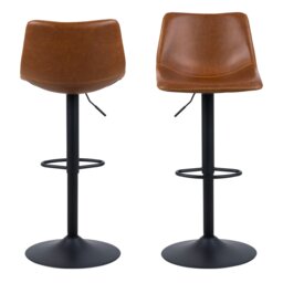 Rackhams I_Oregon Bar Stool in Brown - 1 - thumbnail 2